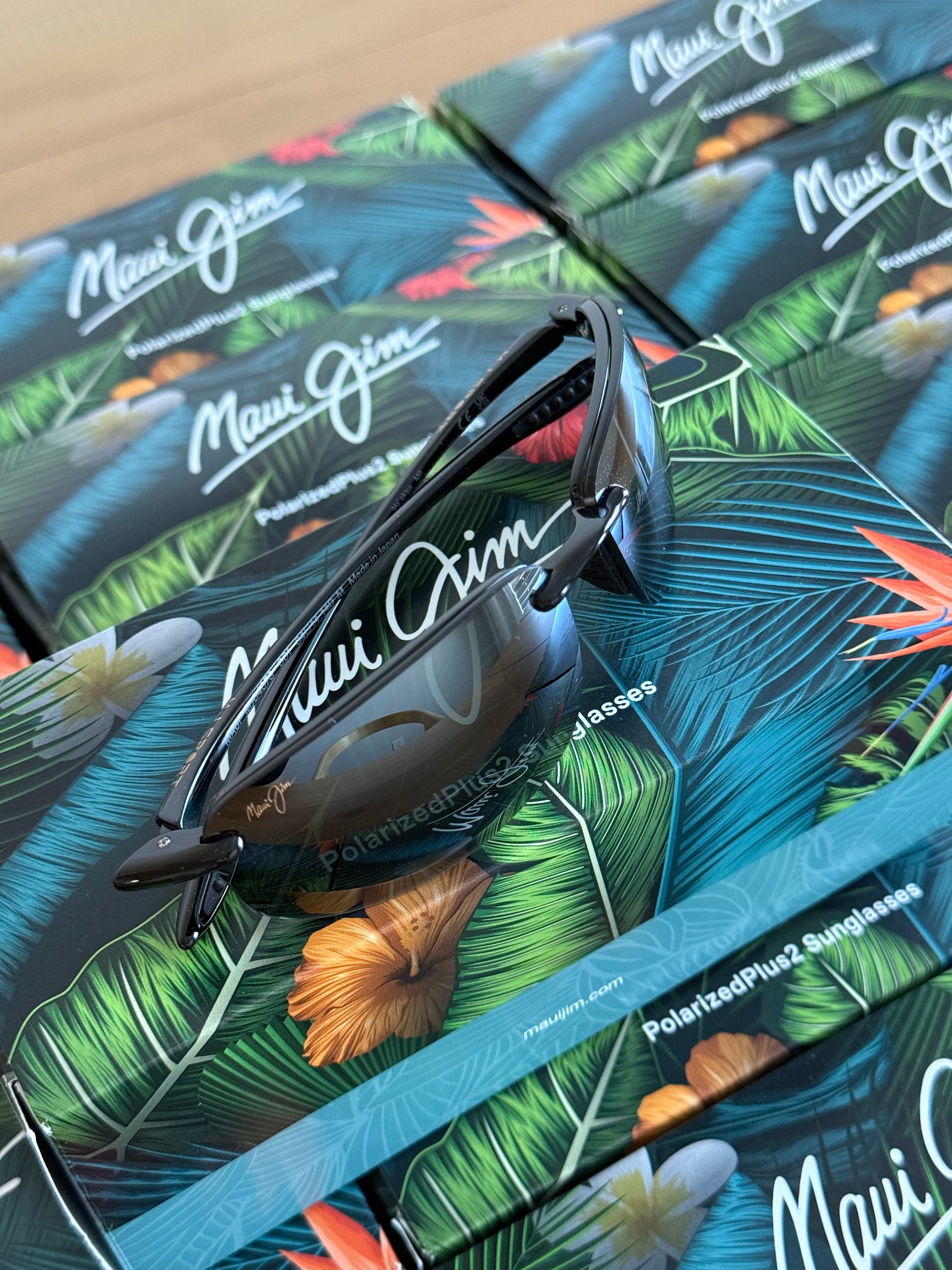 NEW Maui Jim Ho'okipa Polarized Rimless Sunglasses