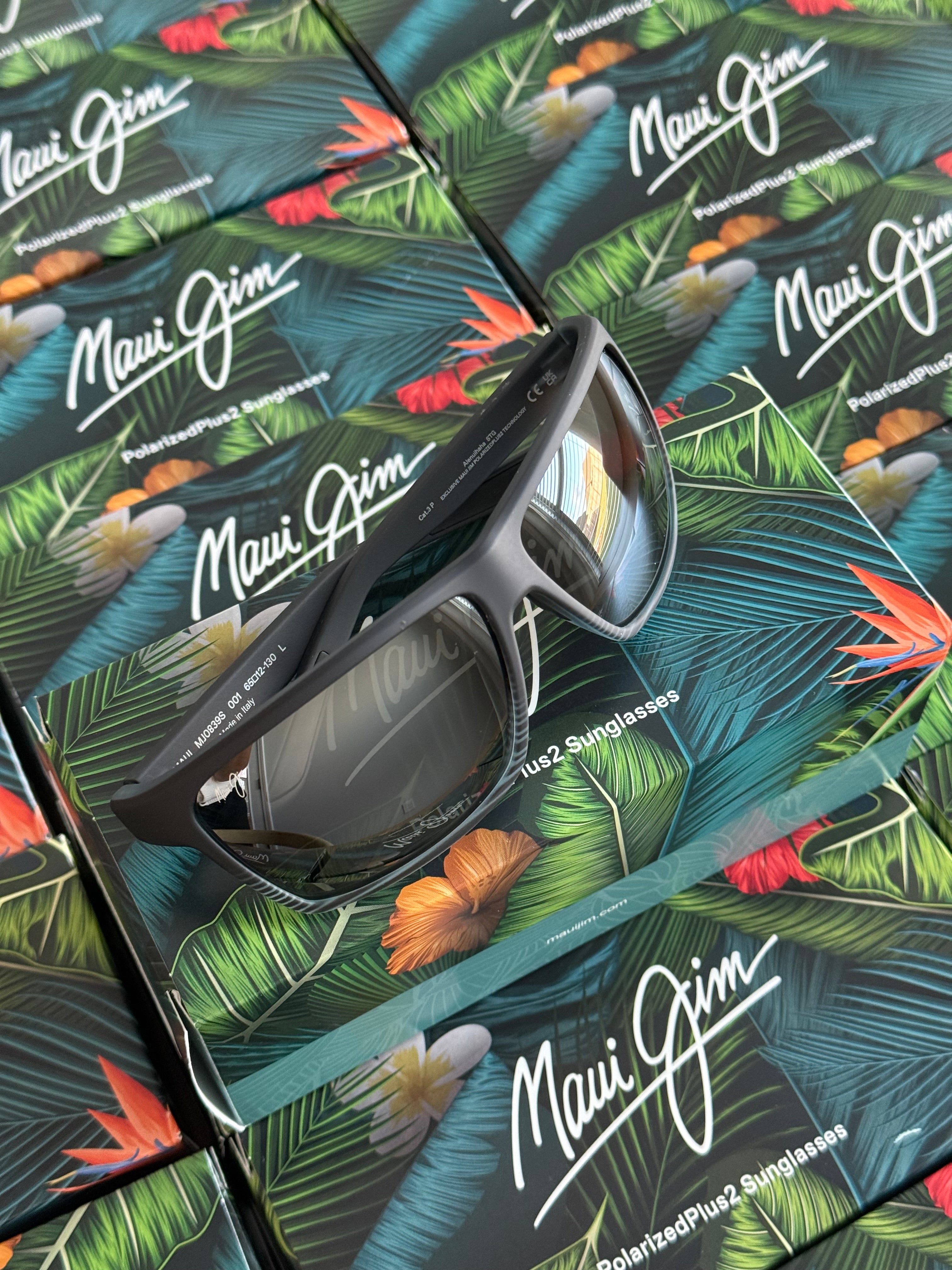 NEW Maui Jim Alenuihaha Polarized Wrap Sunglasses