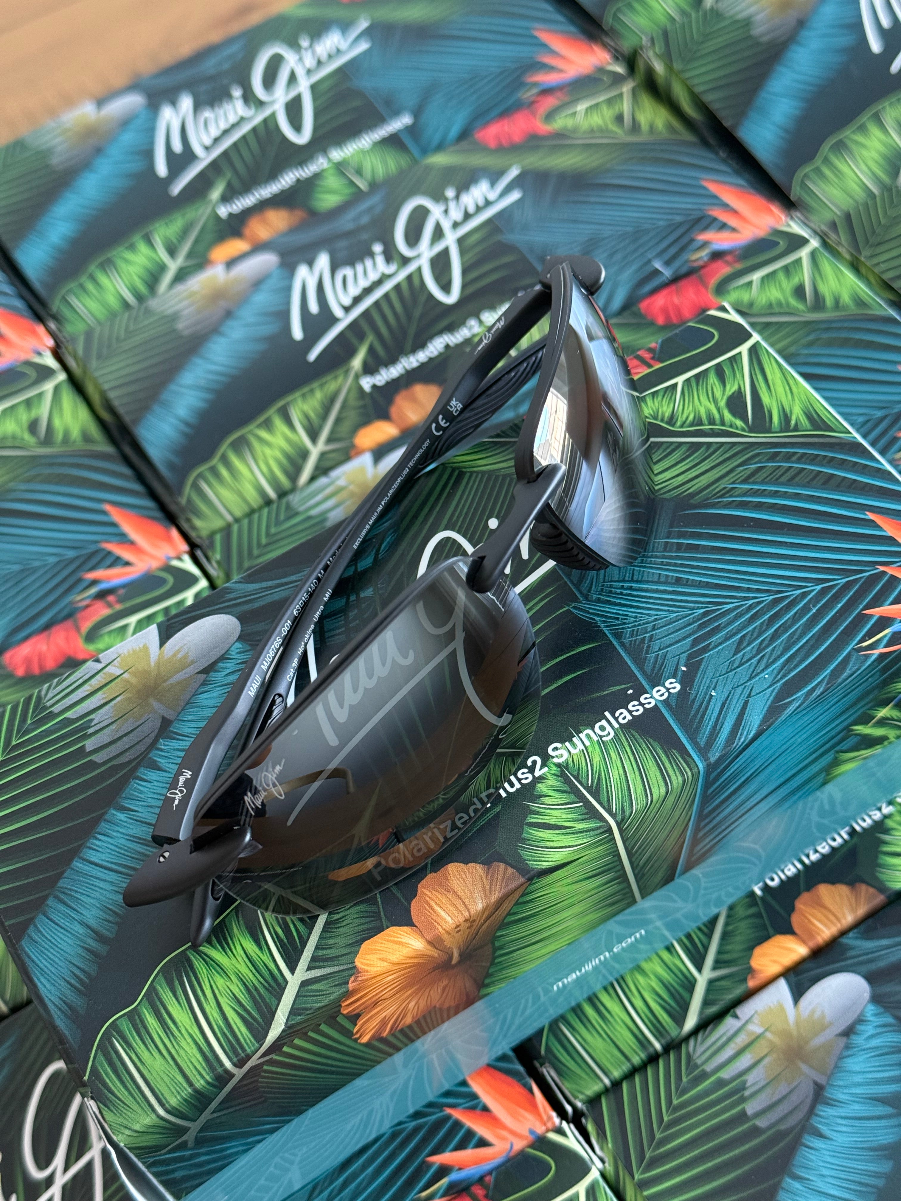 NEW Maui Jim Ho’okipa Ultra Polarized Rimless Sunglasses