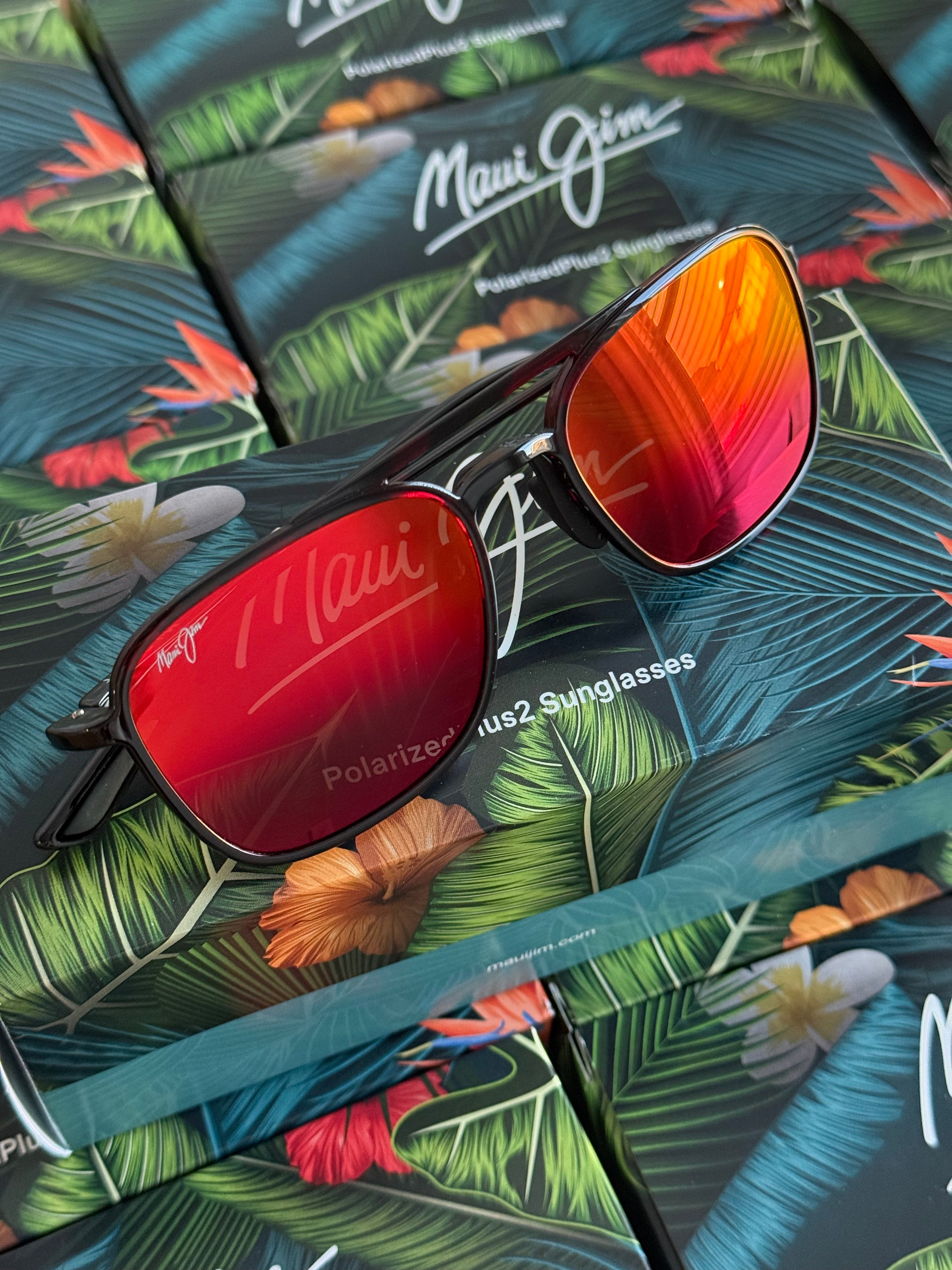 NEW Maui Jim Keokea Polarized Aviator Sunglasses