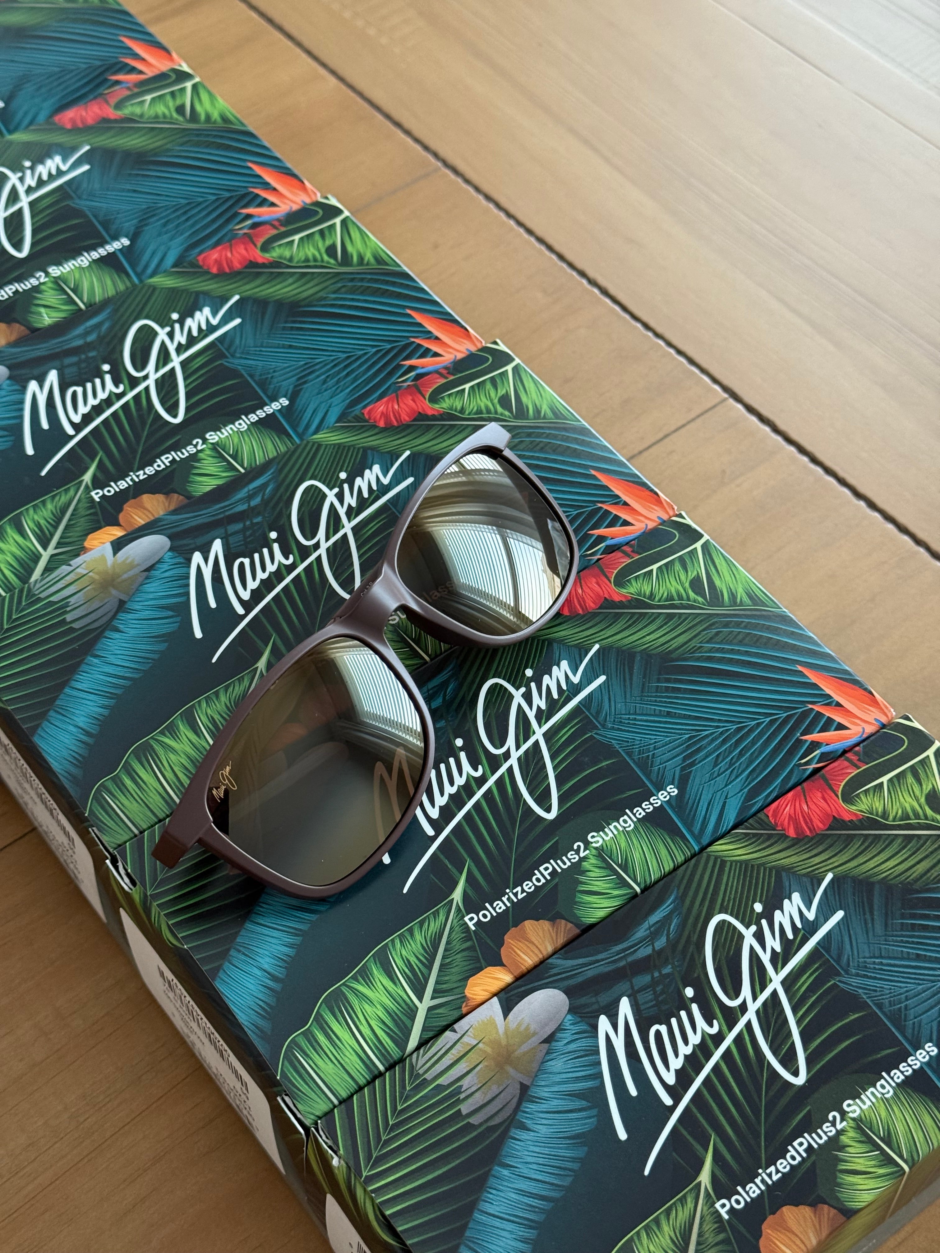 NEW Maui Jim Hulili Polarized Rectangular Sunglasses