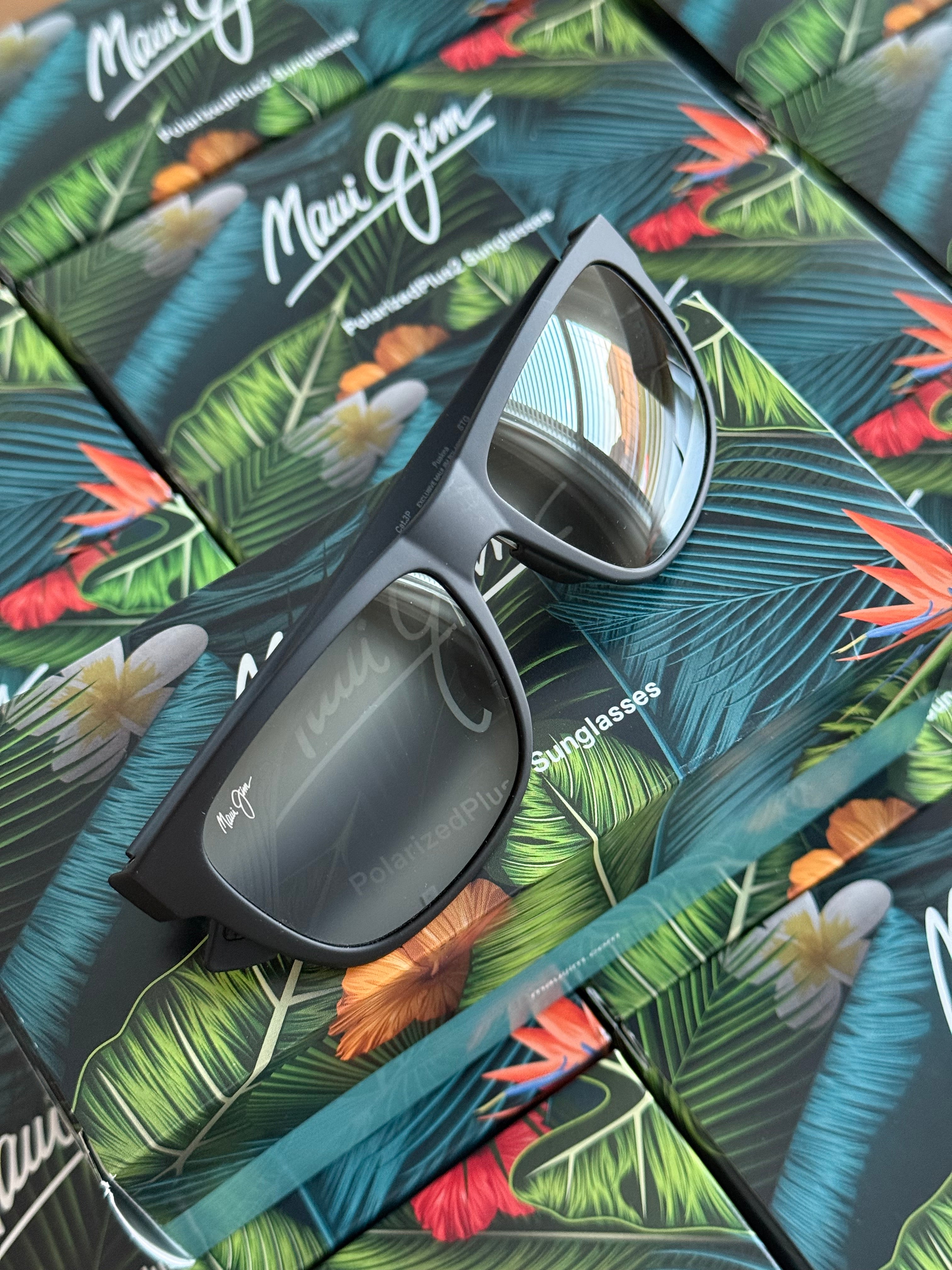 NEW Maui Jim Puakea Polarized Rectangular Sunglasses