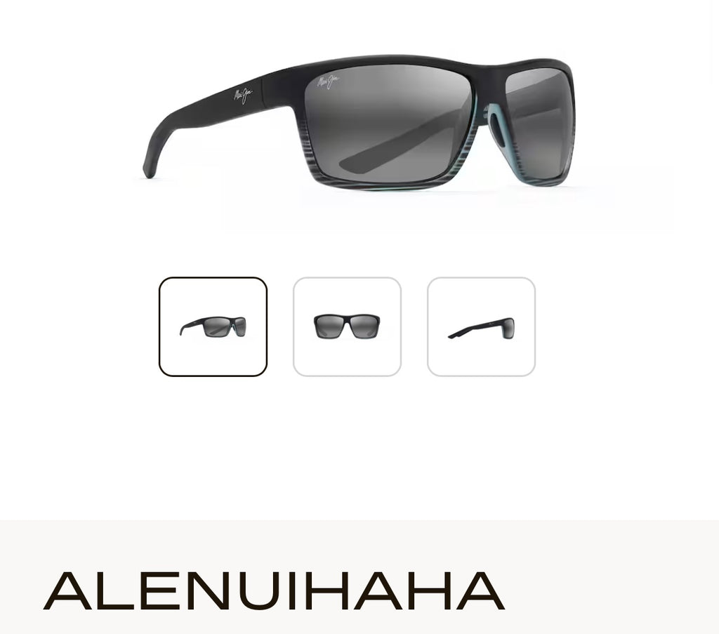 NEW Maui Jim Alenuihaha Polarized Wrap Sunglasses