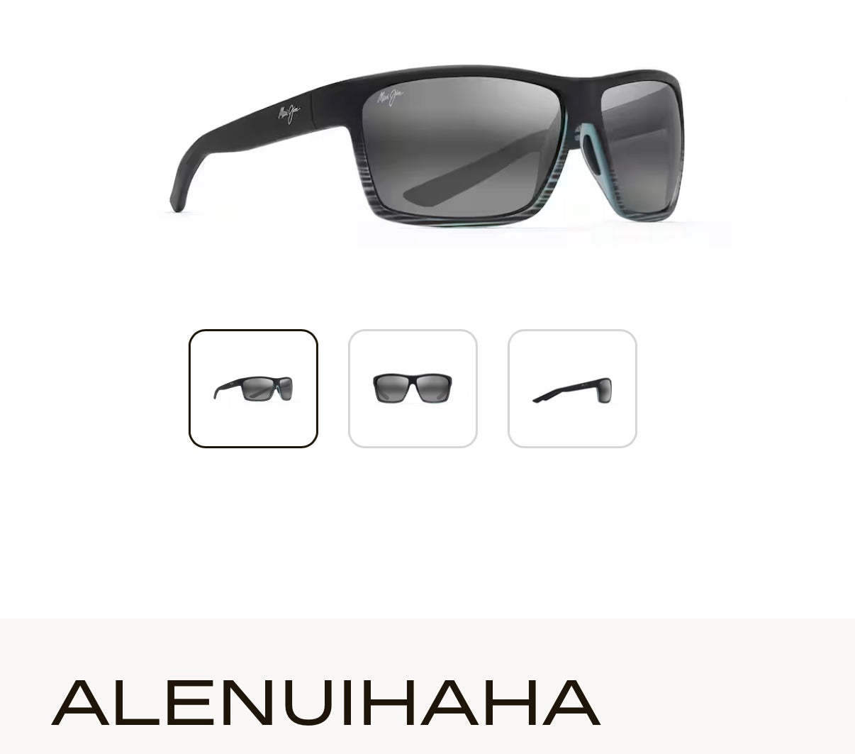 NEW Maui Jim Alenuihaha Polarized Wrap Sunglasses