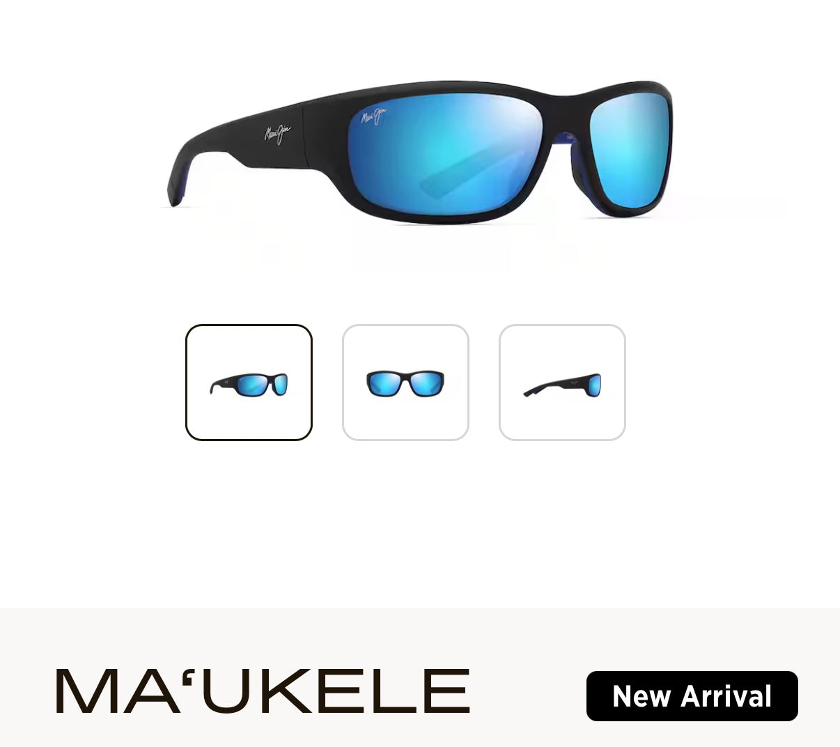 NEW Maui Jim Ma‘ukele Polarized Wrap Sunglasses
