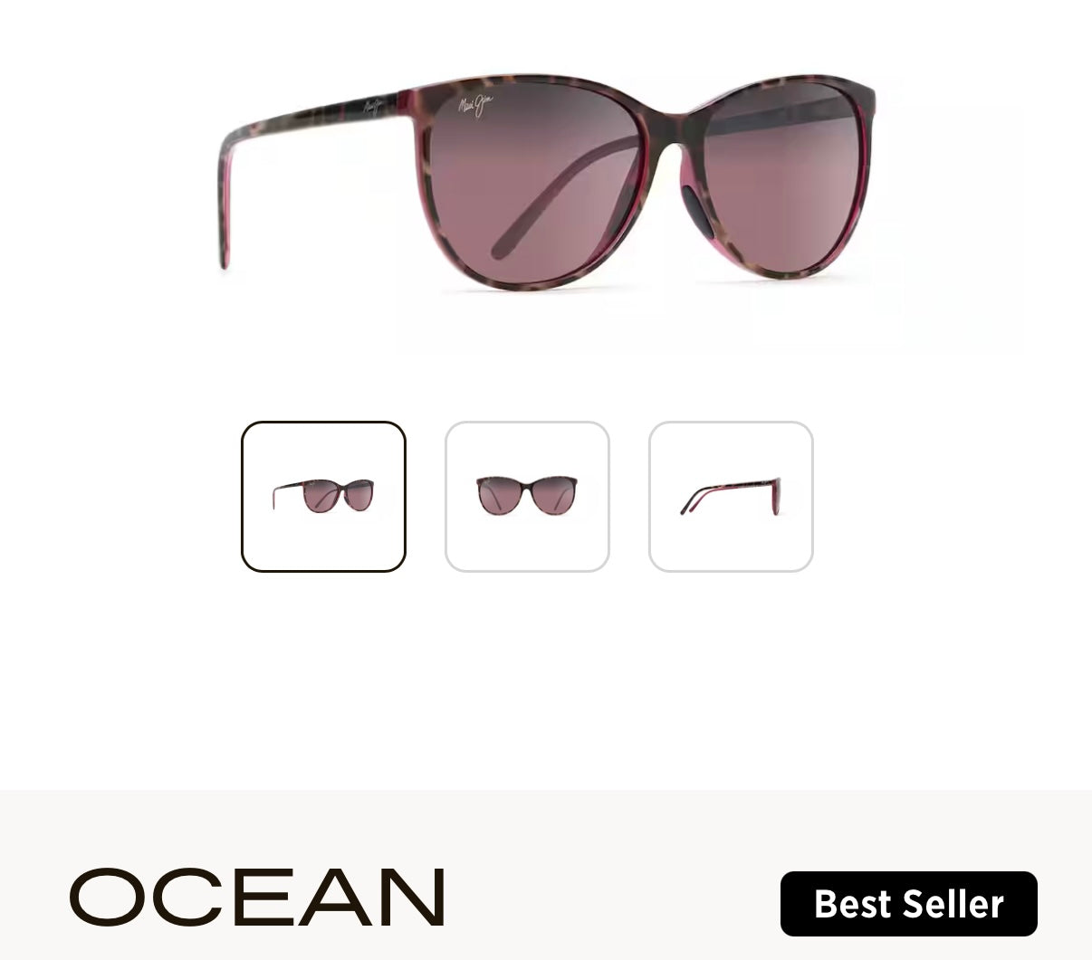 NEW Maui Jim Ocean Polarized Cat Eye Sunglasses