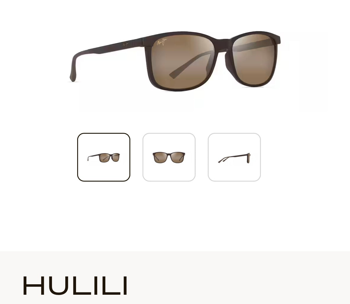 NEW Maui Jim Hulili Polarized Rectangular Sunglasses