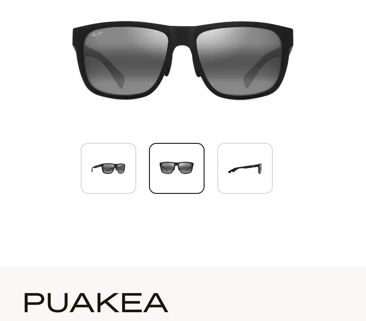 NEW Maui Jim Puakea Polarized Rectangular Sunglasses