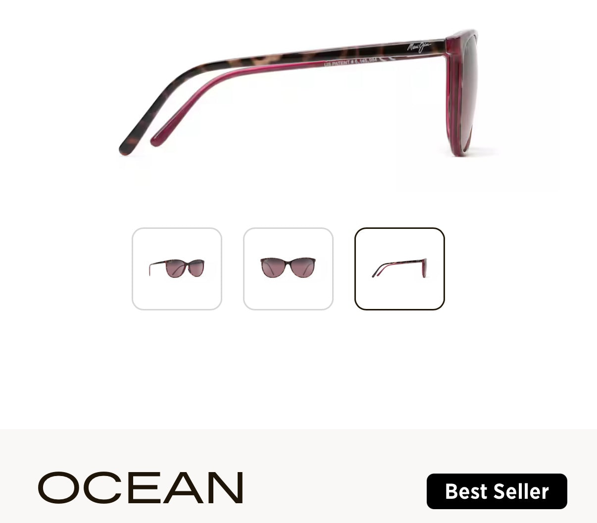 NEW Maui Jim Ocean Polarized Cat Eye Sunglasses