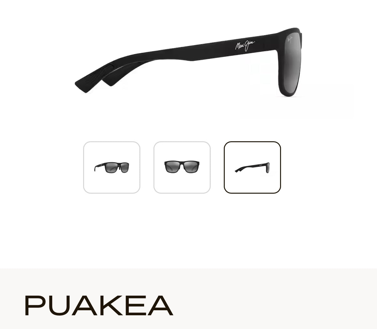 NEW Maui Jim Puakea Polarized Rectangular Sunglasses