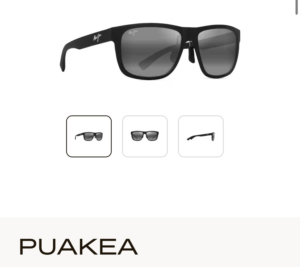 NEW Maui Jim Puakea Polarized Rectangular Sunglasses