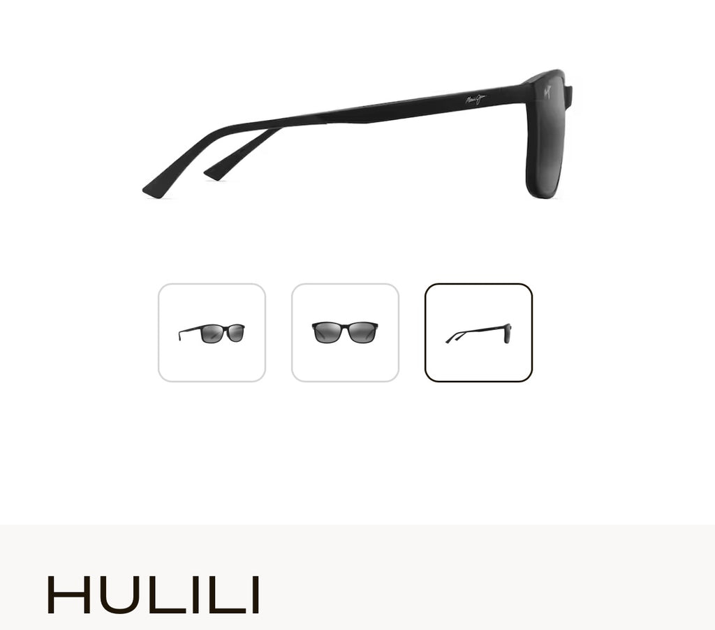 NEW Maui Jim Hulili Polarized Rectangular Sunglasses