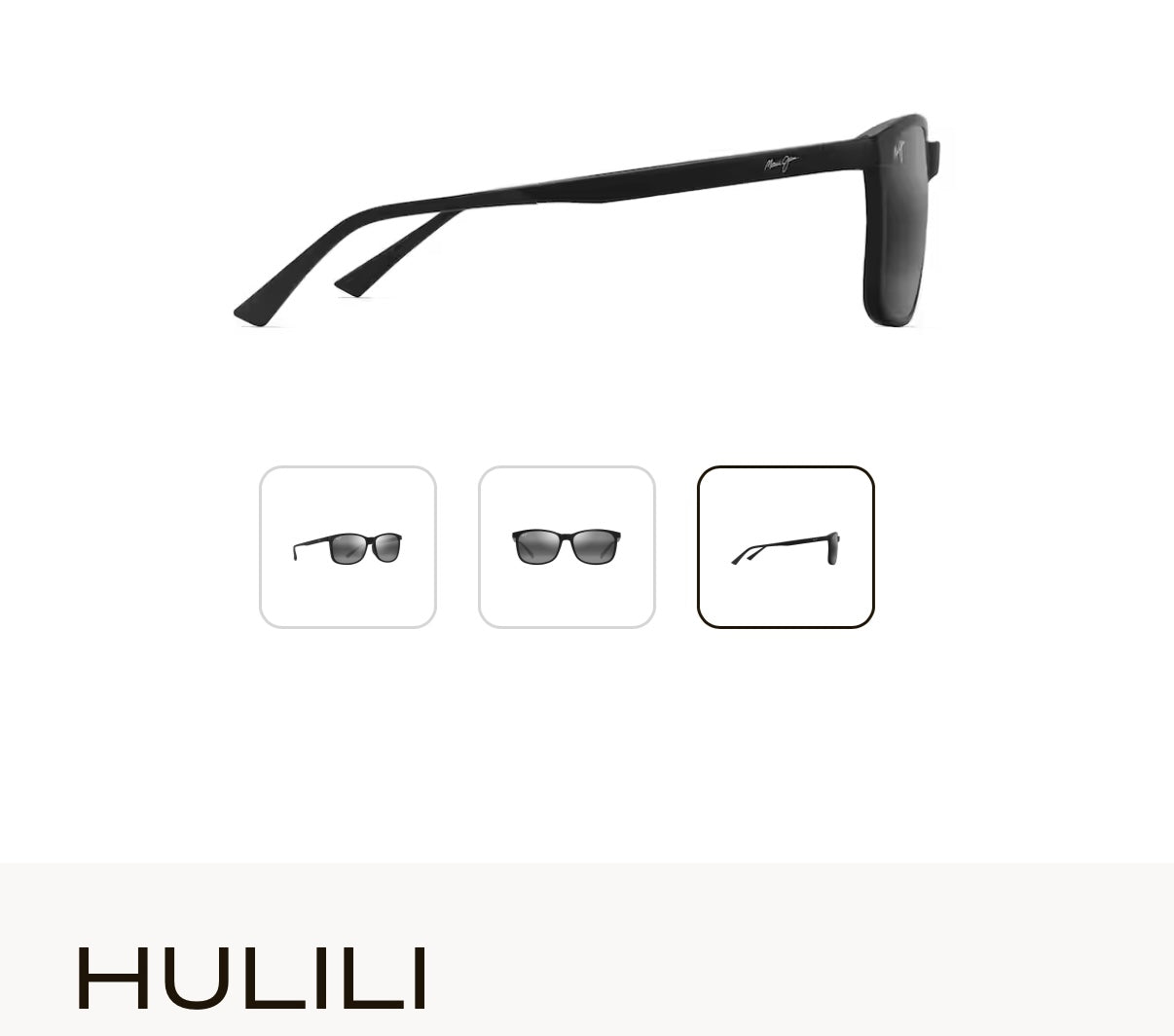 NEW Maui Jim Hulili Polarized Rectangular Sunglasses