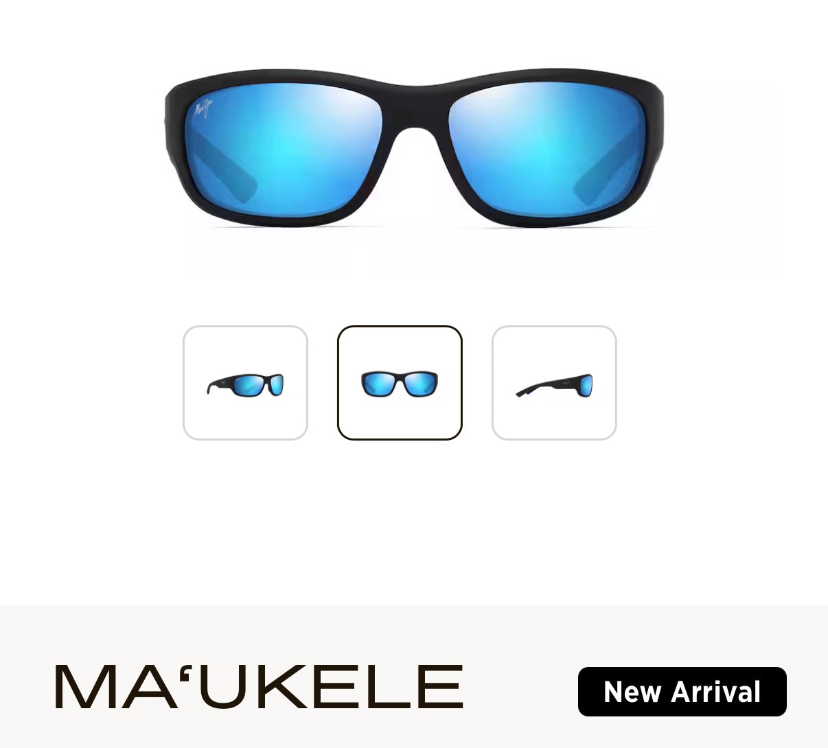 NEW Maui Jim Ma‘ukele Polarized Wrap Sunglasses
