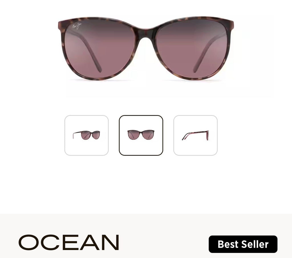 NEW Maui Jim Ocean Polarized Cat Eye Sunglasses