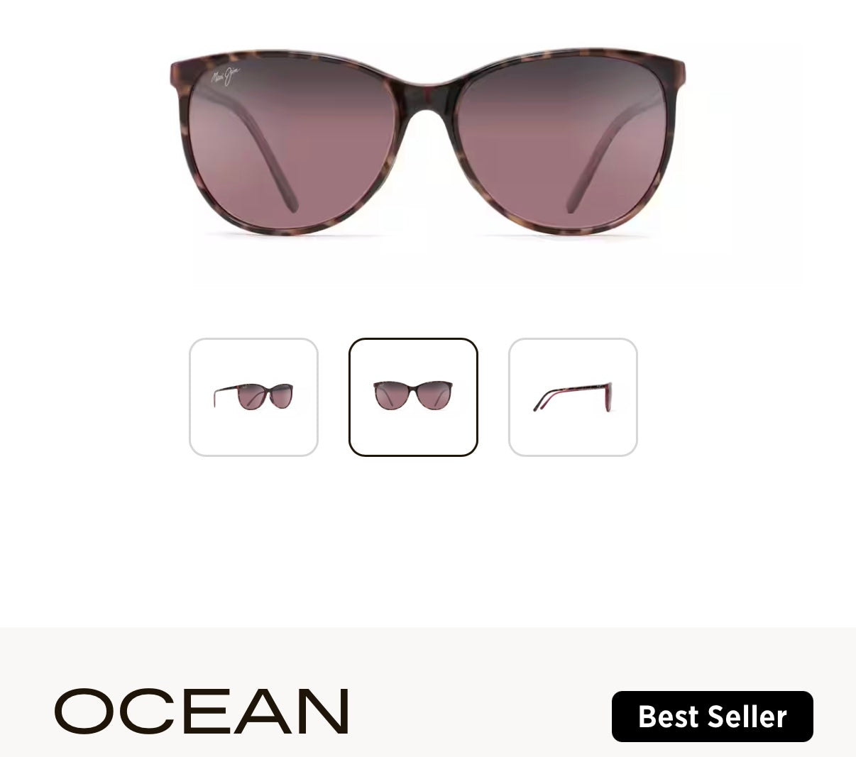 NEW Maui Jim Ocean Polarized Cat Eye Sunglasses