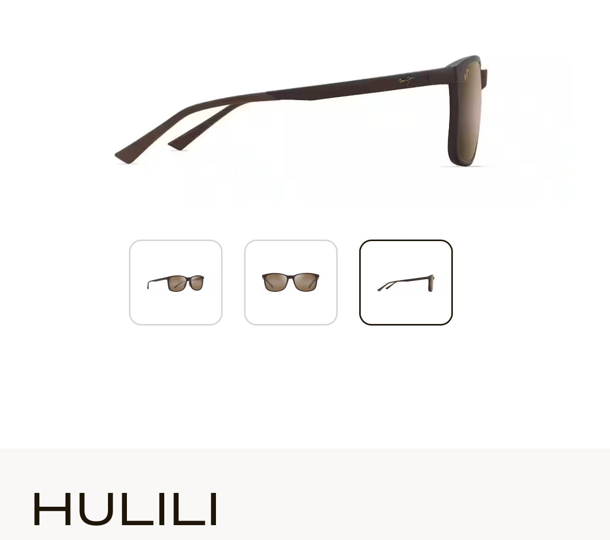 NEW Maui Jim Hulili Polarized Rectangular Sunglasses