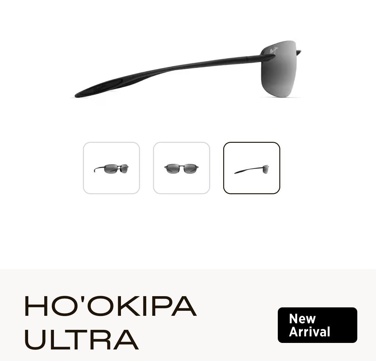 NEW Maui Jim Ho’okipa Ultra Polarized Rimless Sunglasses