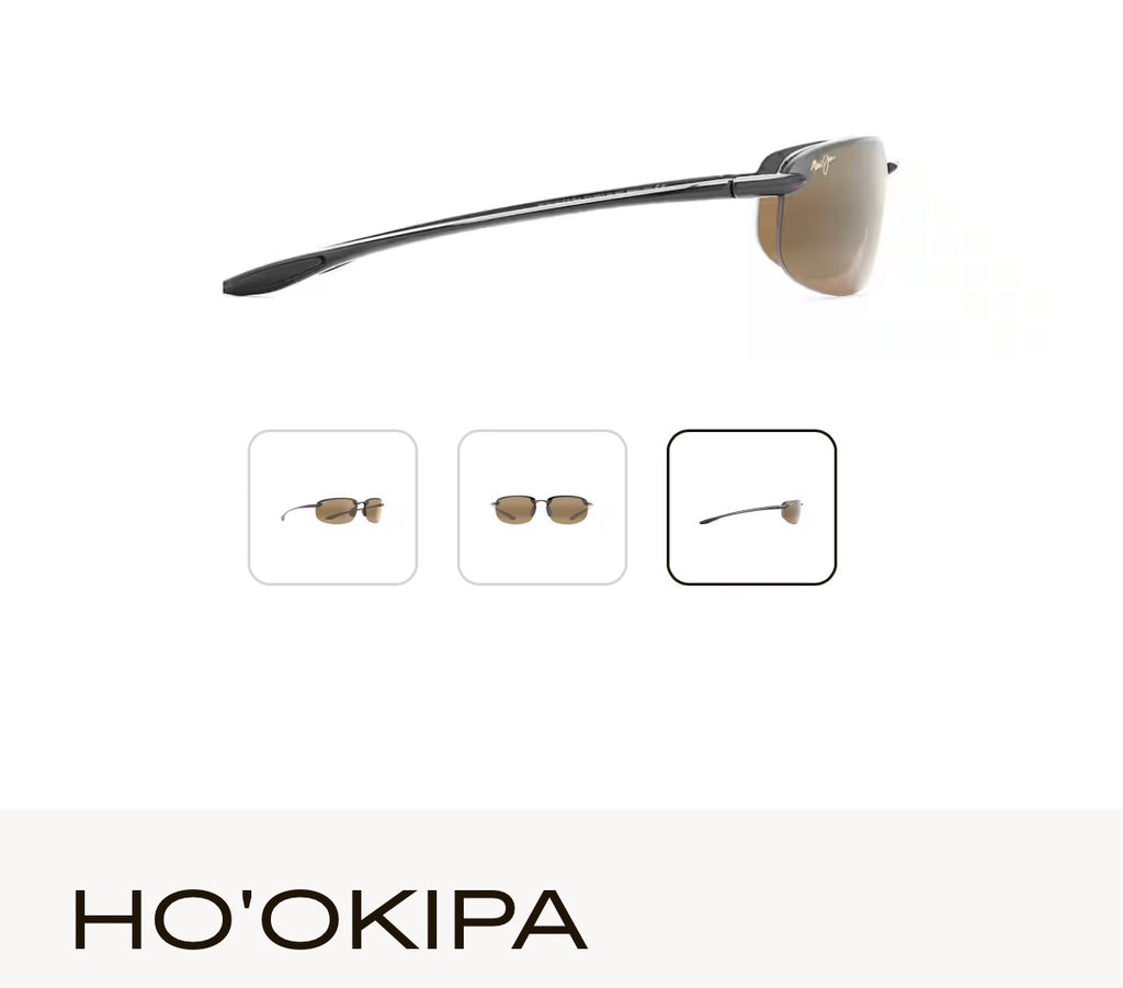 NEW Maui Jim Ho’okipa Polarized Rimless Sunglasses