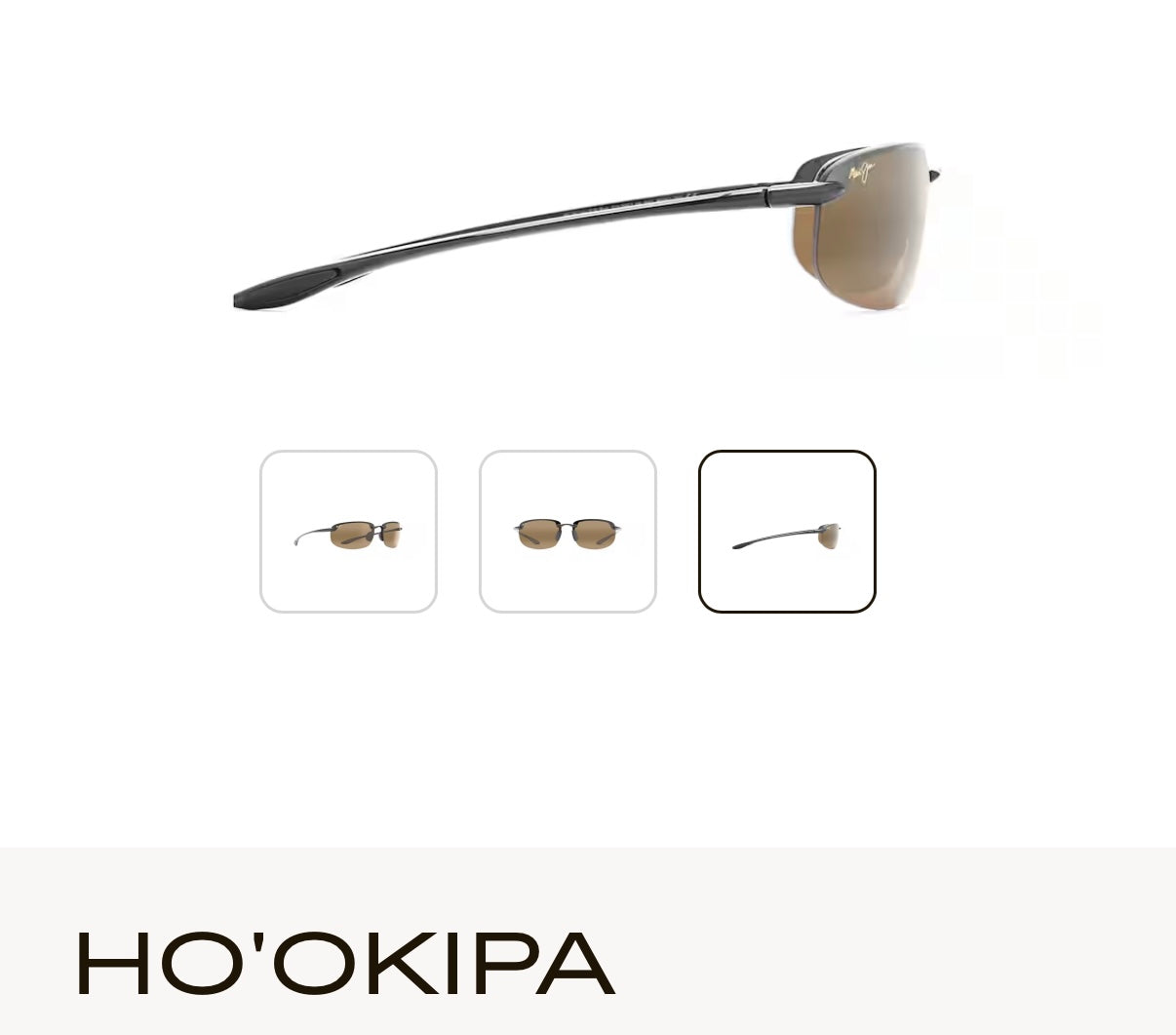 NEW Maui Jim Ho’okipa Polarized Rimless Sunglasses