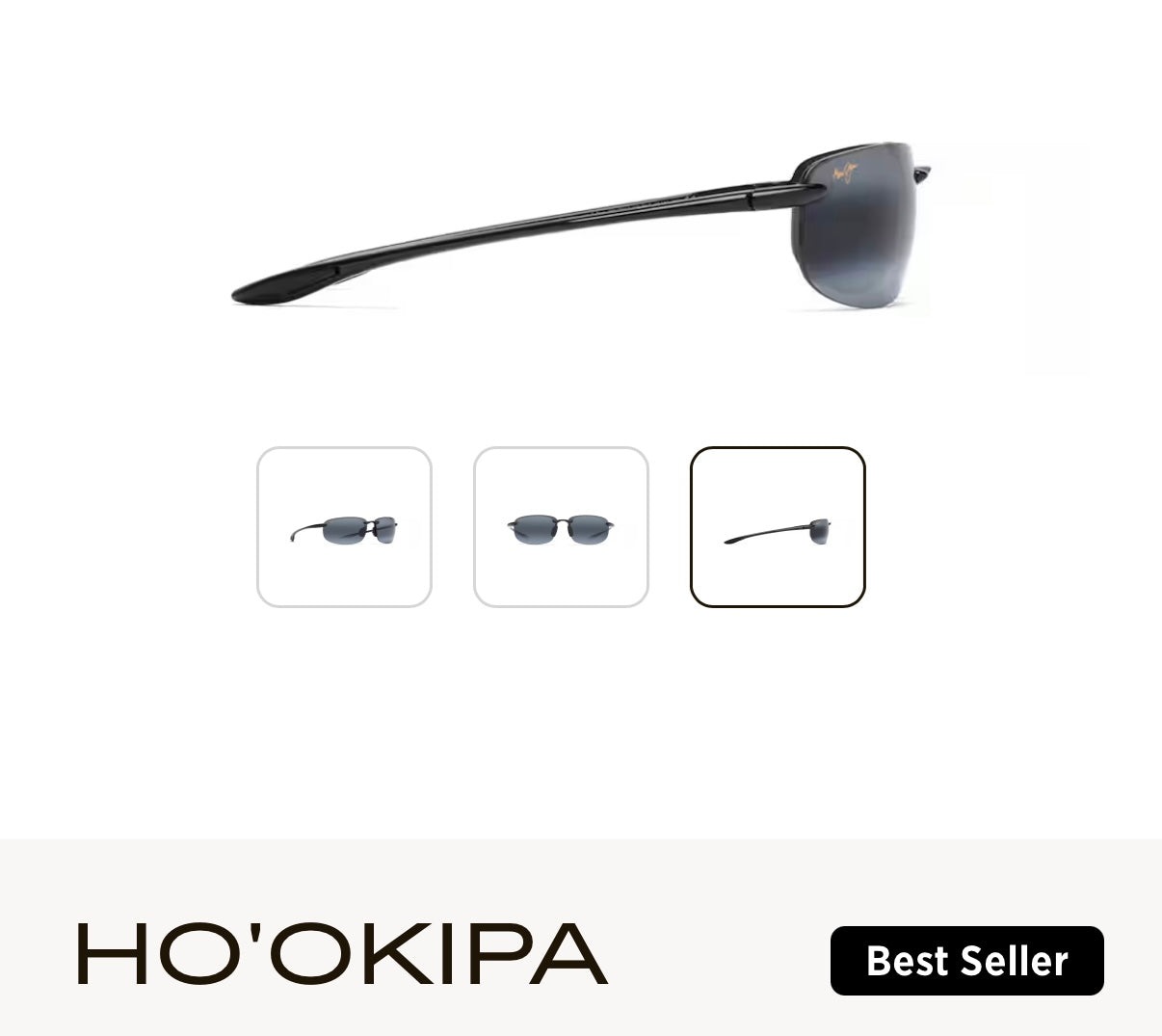 NEW Maui Jim Ho'okipa Polarized Rimless Sunglasses