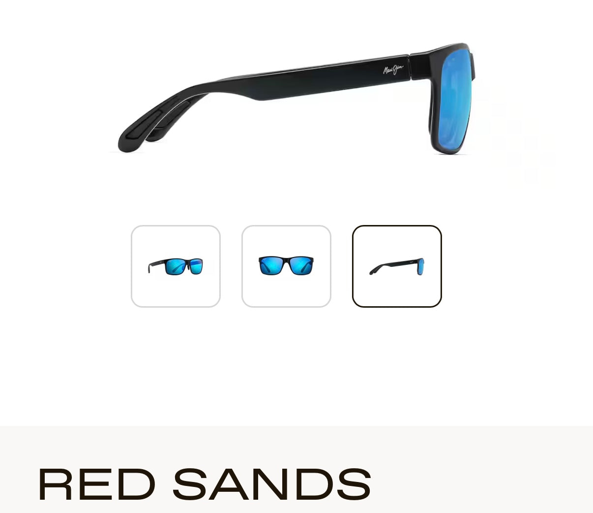 NEW Maui Jim Red Sands Polarized Rectangular Sunglasses