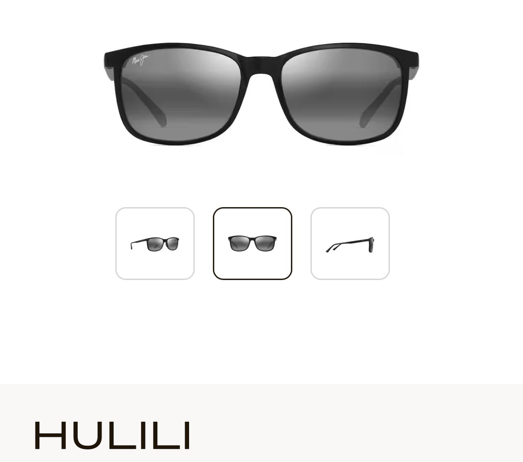 NEW Maui Jim Hulili Polarized Rectangular Sunglasses
