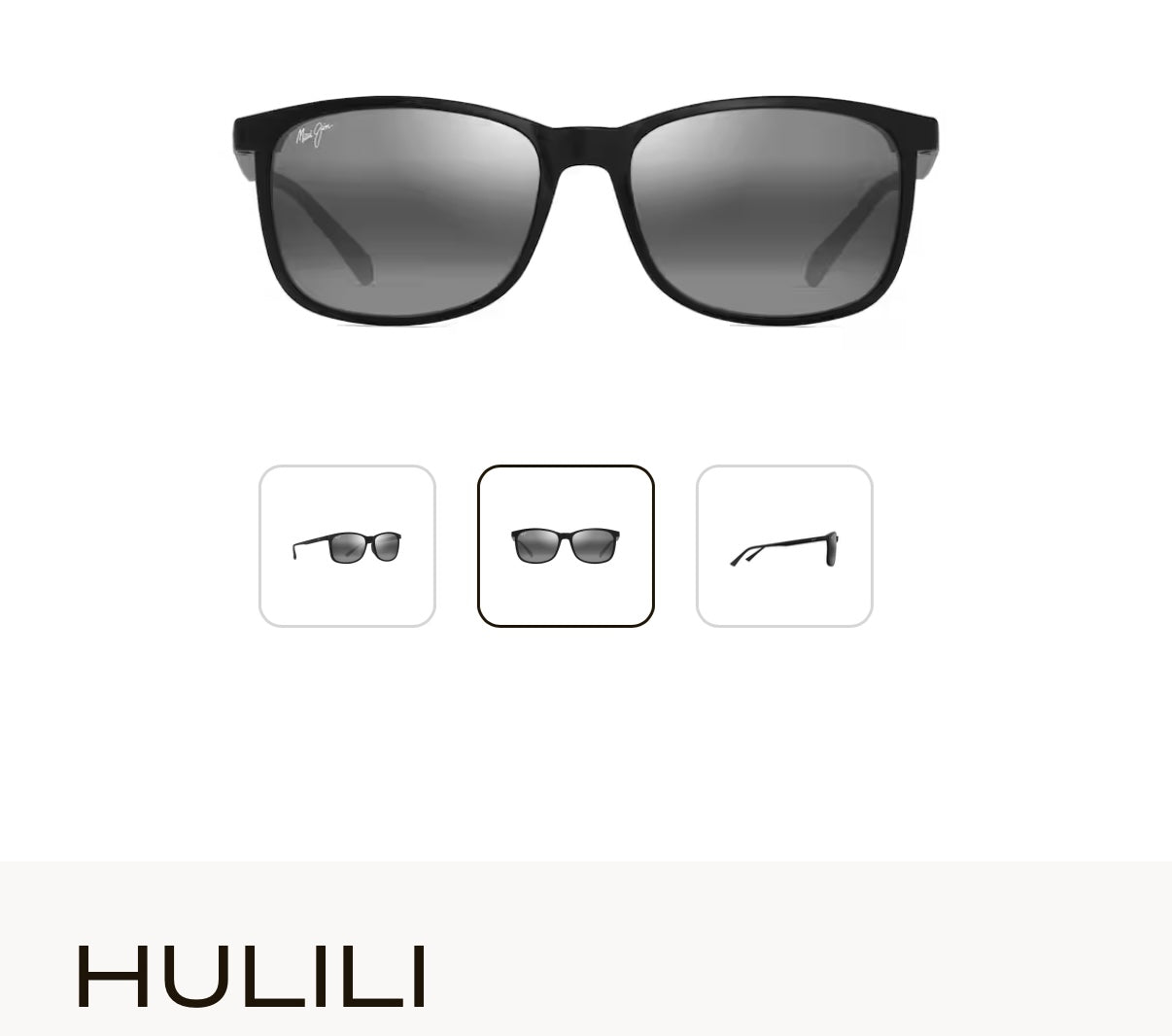 NEW Maui Jim Hulili Polarized Rectangular Sunglasses
