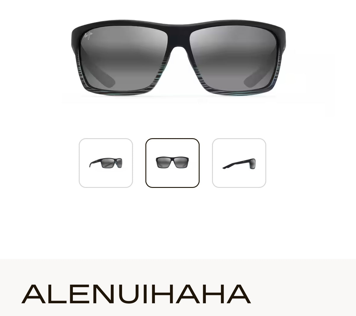 NEW Maui Jim Alenuihaha Polarized Wrap Sunglasses